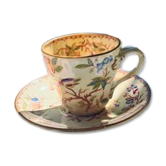 Tasse et soucoupe Sarreguemines Minton