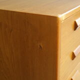 The 1960s teak chest of drawers