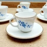 Longchamp coffee cups and saucers