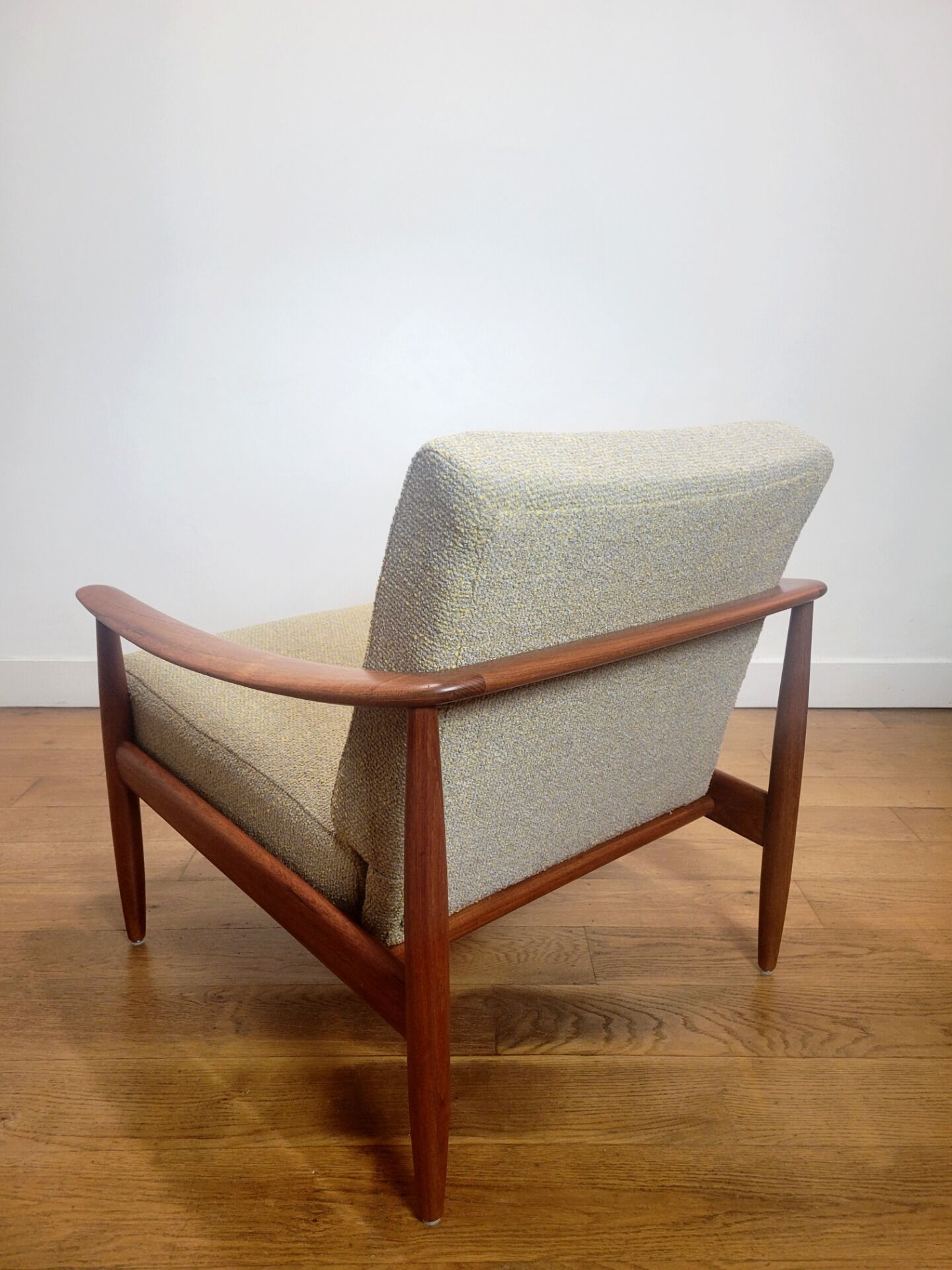 Vintage lounge chair in teak by Carl Straub, 1960