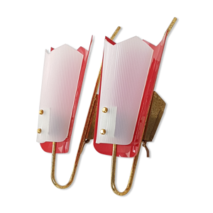 Paire d'appliques 1950 - rockabilly