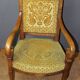 Paire de fauteuils restauration en noyer XIX