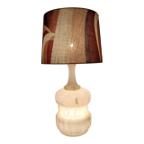 Vintage lamp from 1970 in alabaster - Italian lampshade