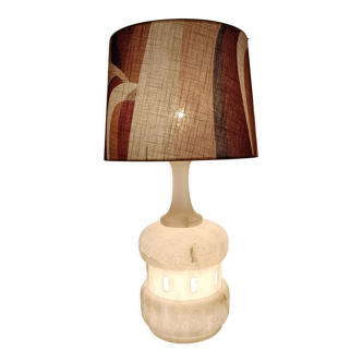 Vintage lamp from 1970 in alabaster - Italian lampshade