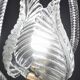 Charming Transparent Art Decò Barovier e Toso Pendant Light Murano Glass, 1940s