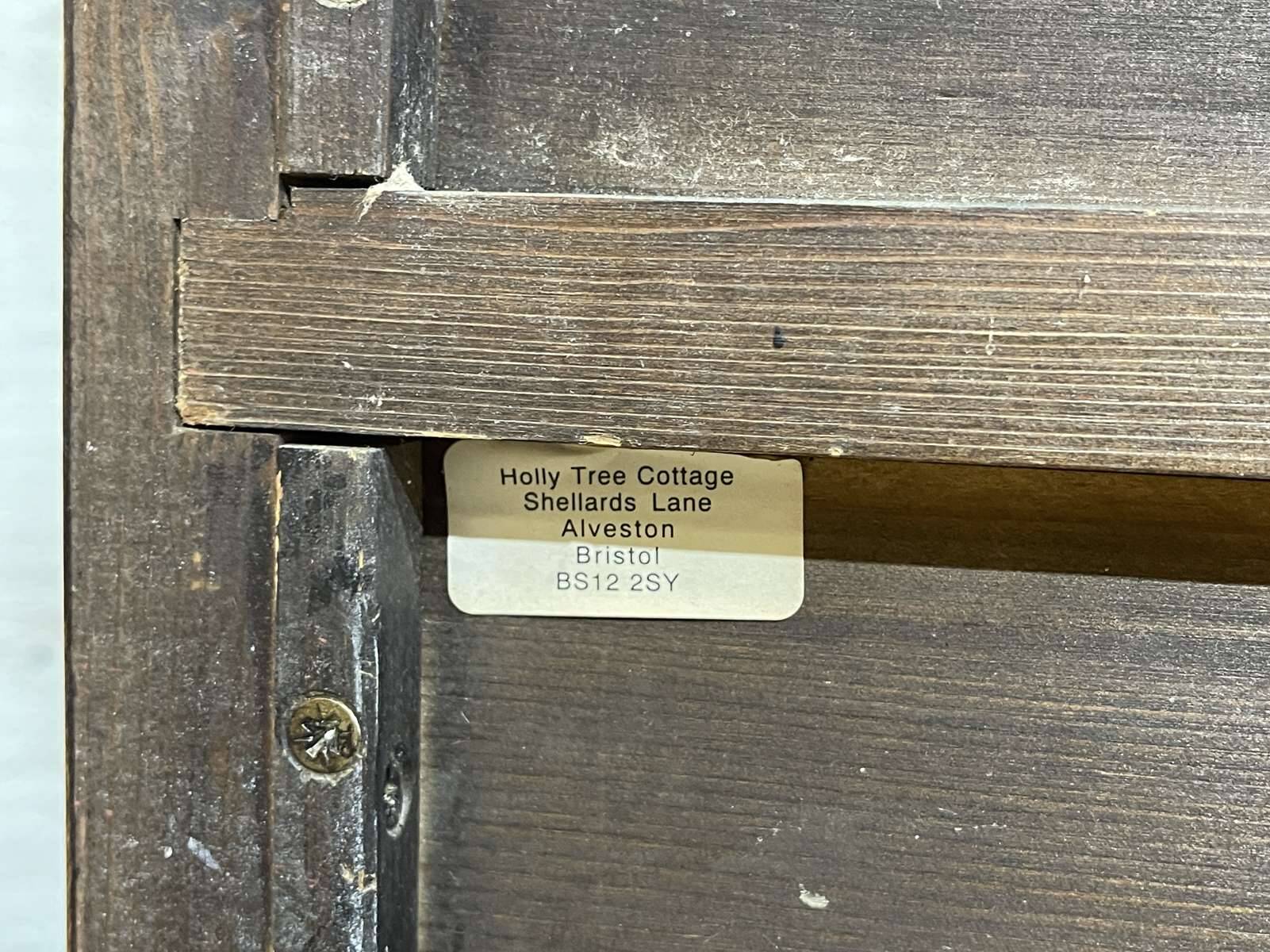 Banc coffre anglais en sapin moderne