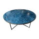 Round table zelliges handmade fish scales 12 people