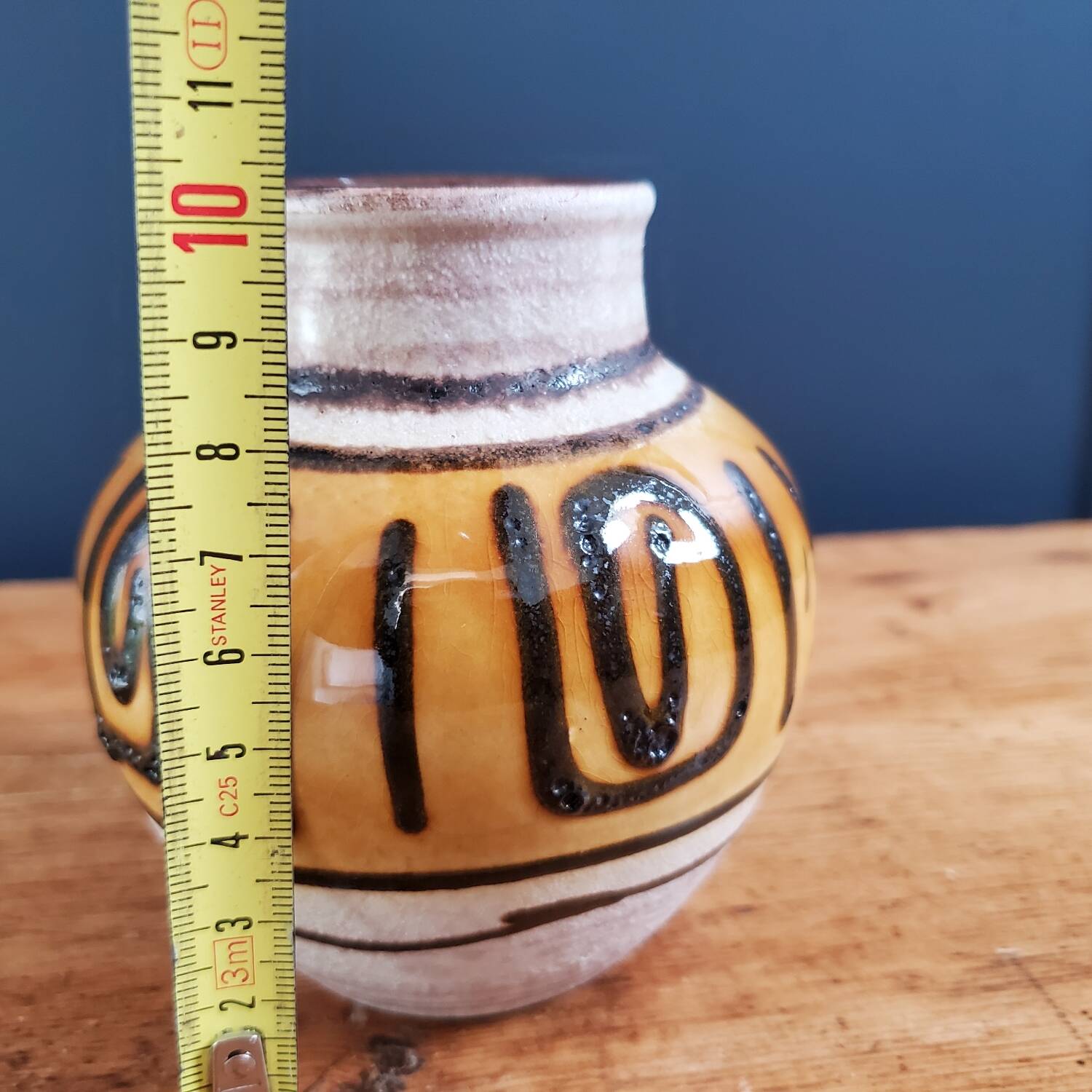 W. Germany ceramic ball vase