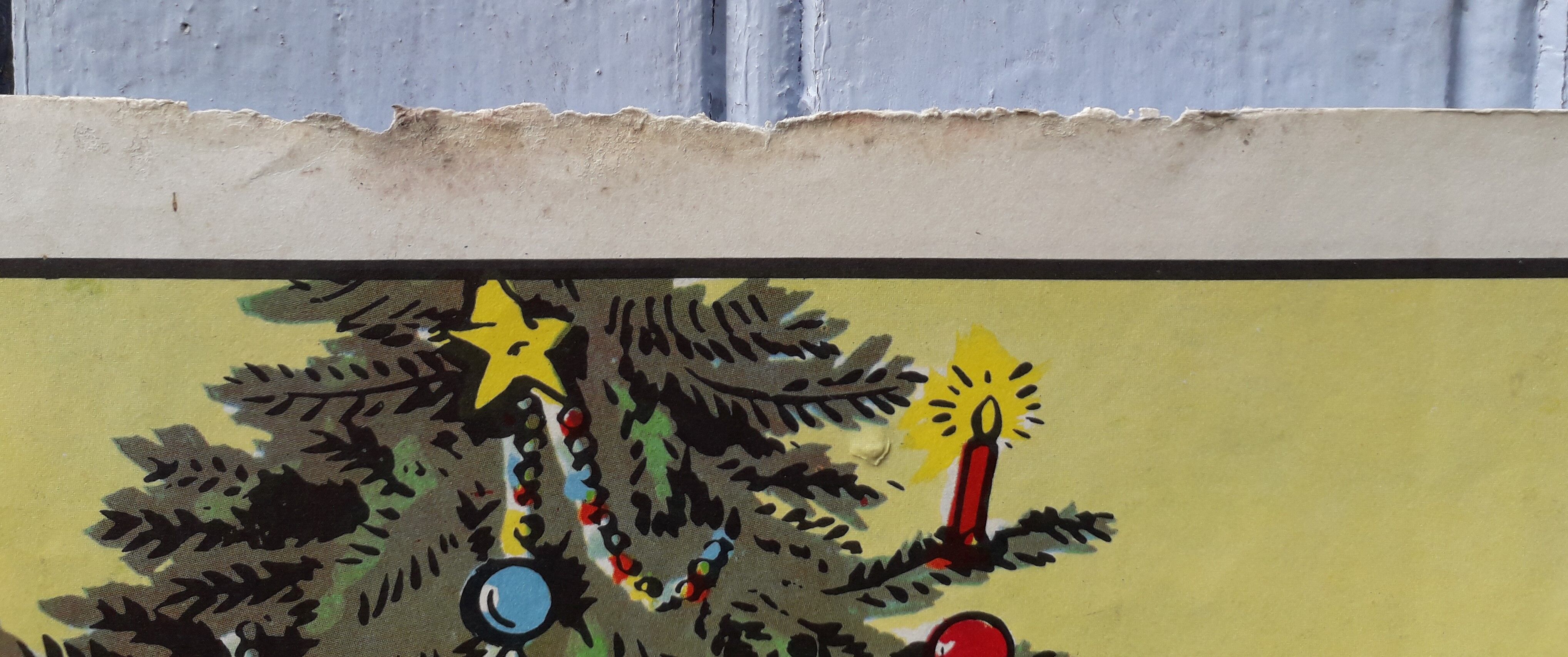 SCHOOL poster MID "Christmas toys / at the carpenter's house