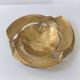 Vintage solid bronze fruit bowl from the 1970s.