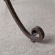 French Floor Lamp with Spiral Staircase, iron and brass, Mid-Century