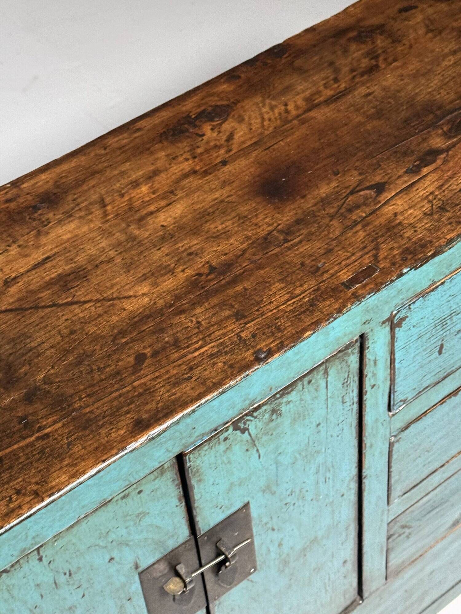 Chinese blue sideboard