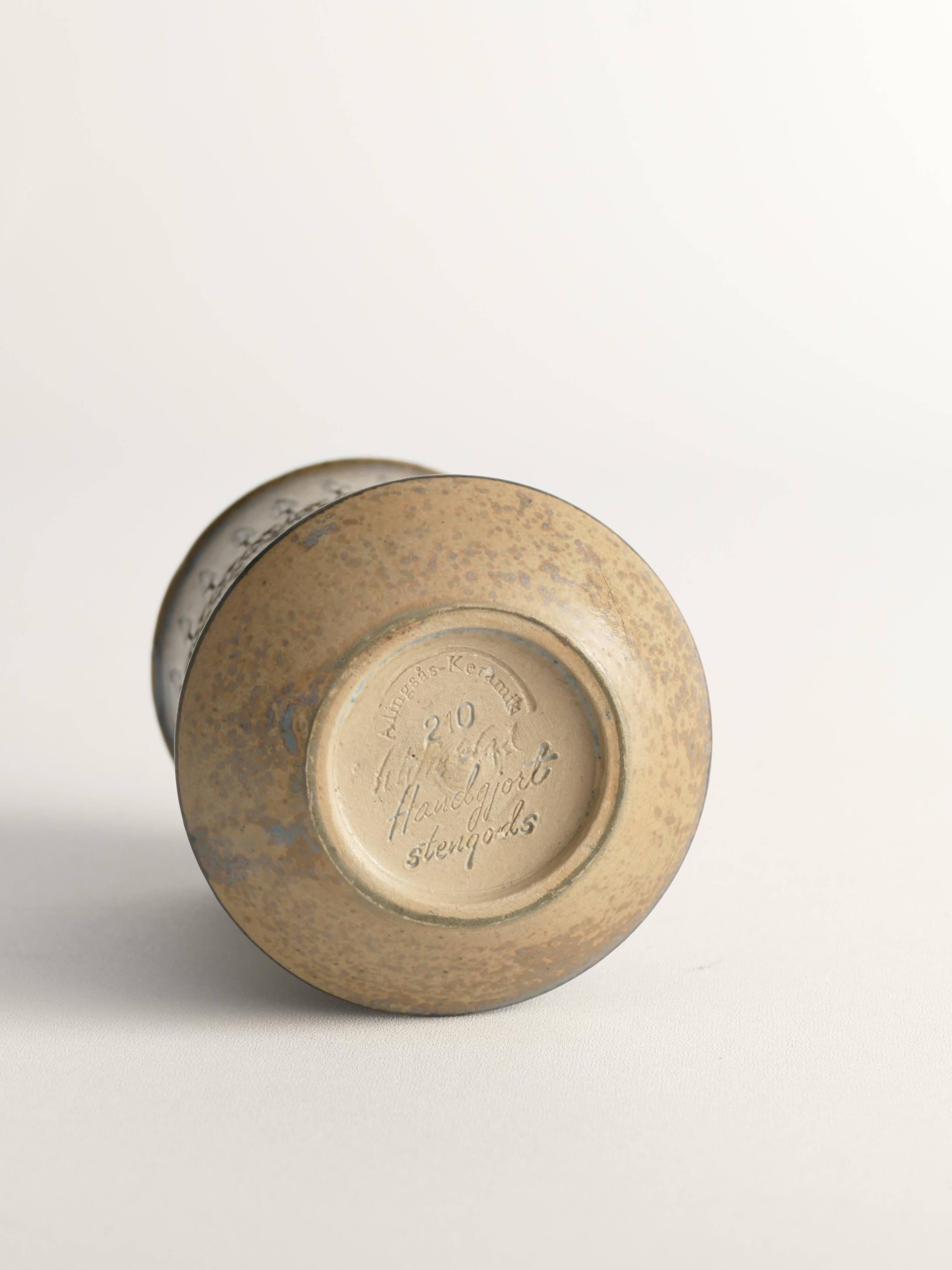 Scandinavian Modern Stoneware Vase by Ulla Winblad for Allingsås Keramik, 1960s
