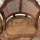 pair of Napoleon III Louis XVI style office chairs