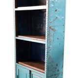 Library in teak and metal