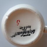 Four cups Digoin Sarreguemines
