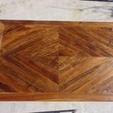 Walnut table with extensions, 6/10 people