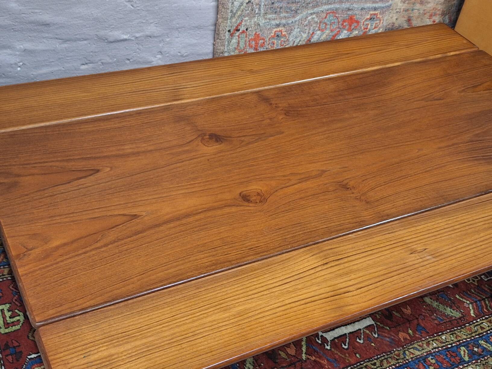 Metamorphic dining / coffee table in teak by Kai Kristiansen, Denmark 1960s