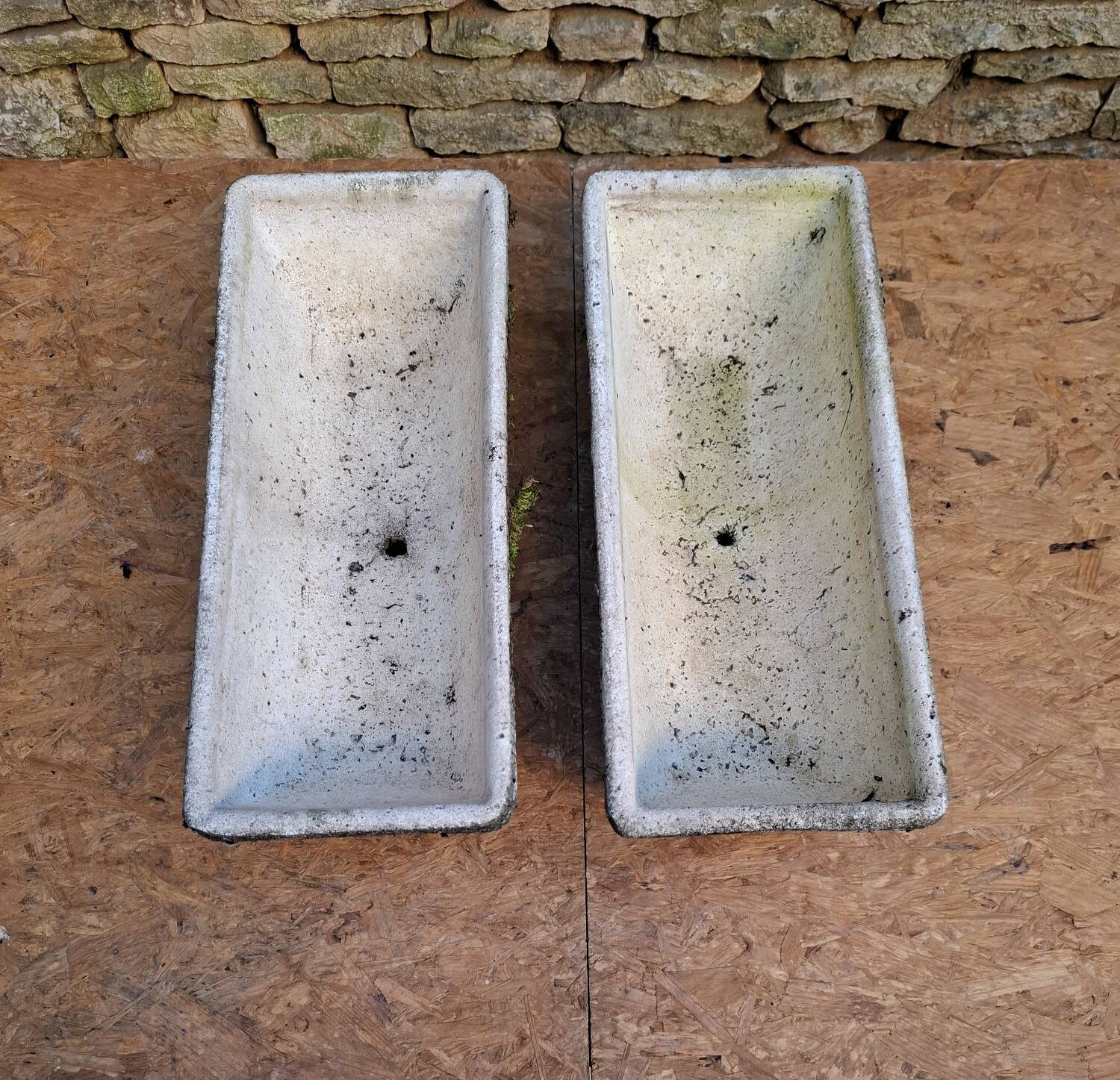 Cement planters