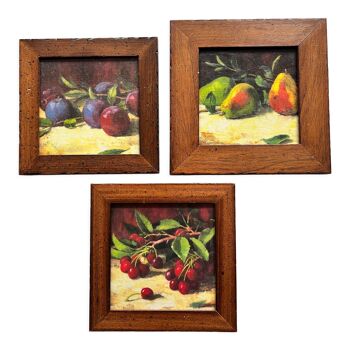 Still life triptych