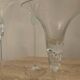 Trio of vintage glass paste candlesticks