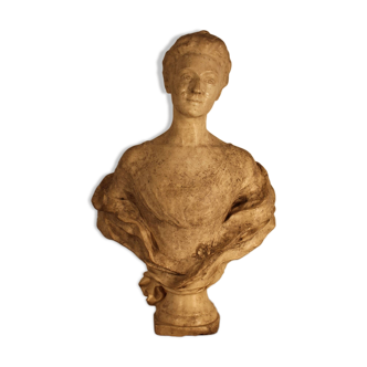 Carrara marble bust