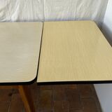 Formica kitchen table and wood
