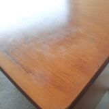 Vintage 70s light wood bedside table