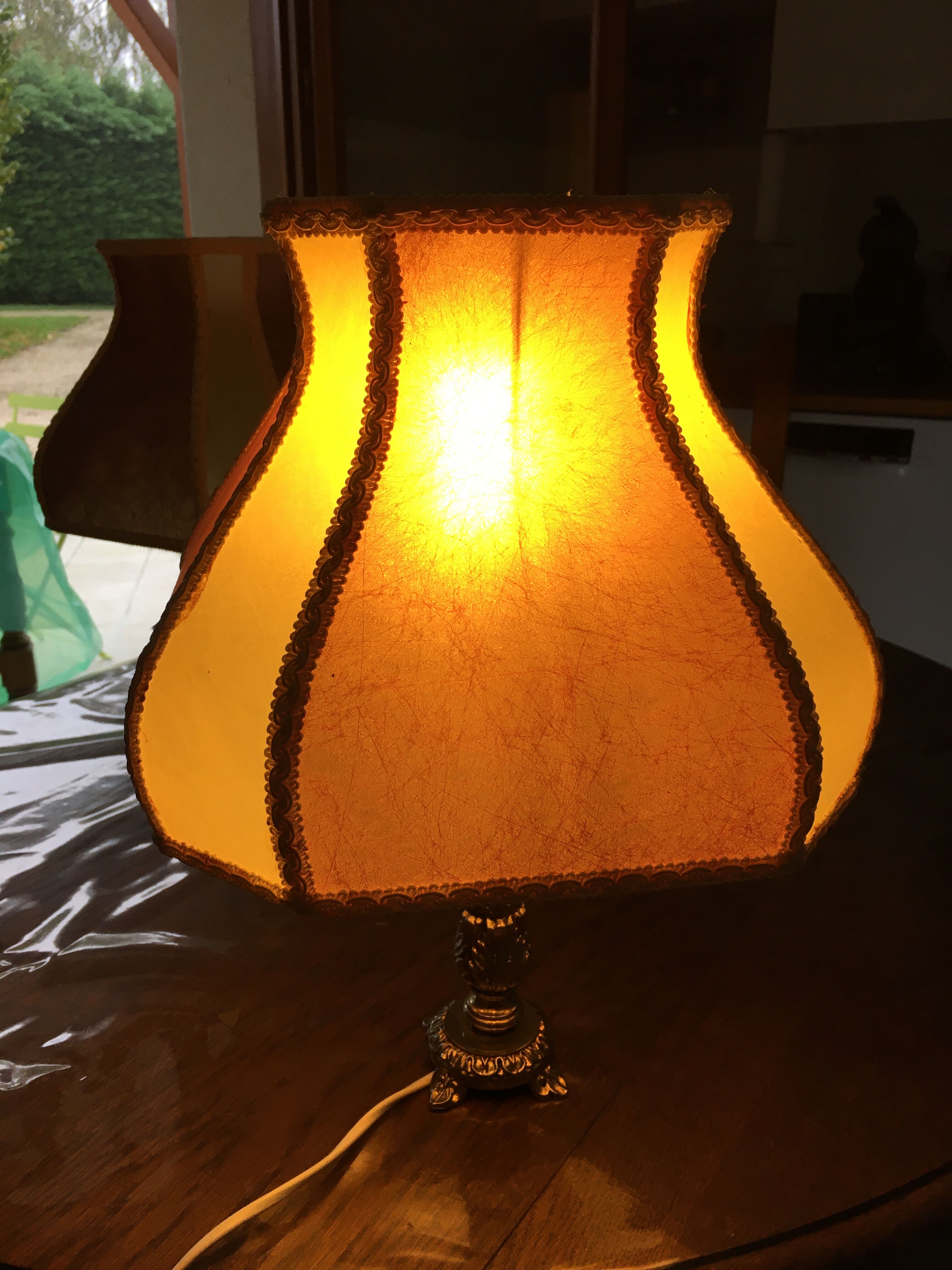 Pair of bedside lamps