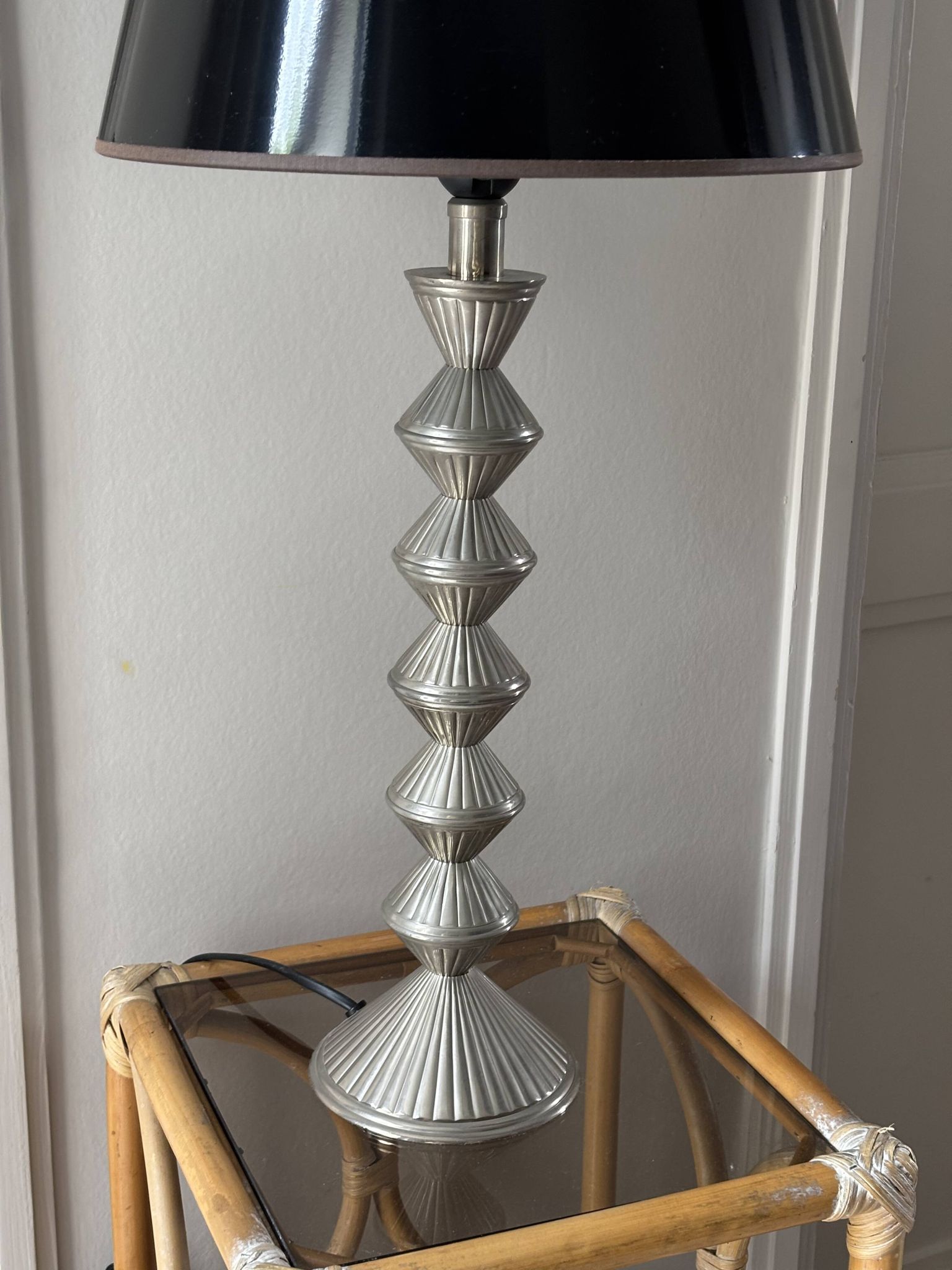 Lampe vintage en métal