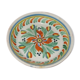 Floral earthenware plate to identify Nevers Desvres East Centre