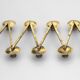 Articulated candlestick Margareta in brass by Lars Holmström – Arvika, Sweden