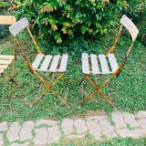 Ensemble de 4 chaises de jardin pliantes