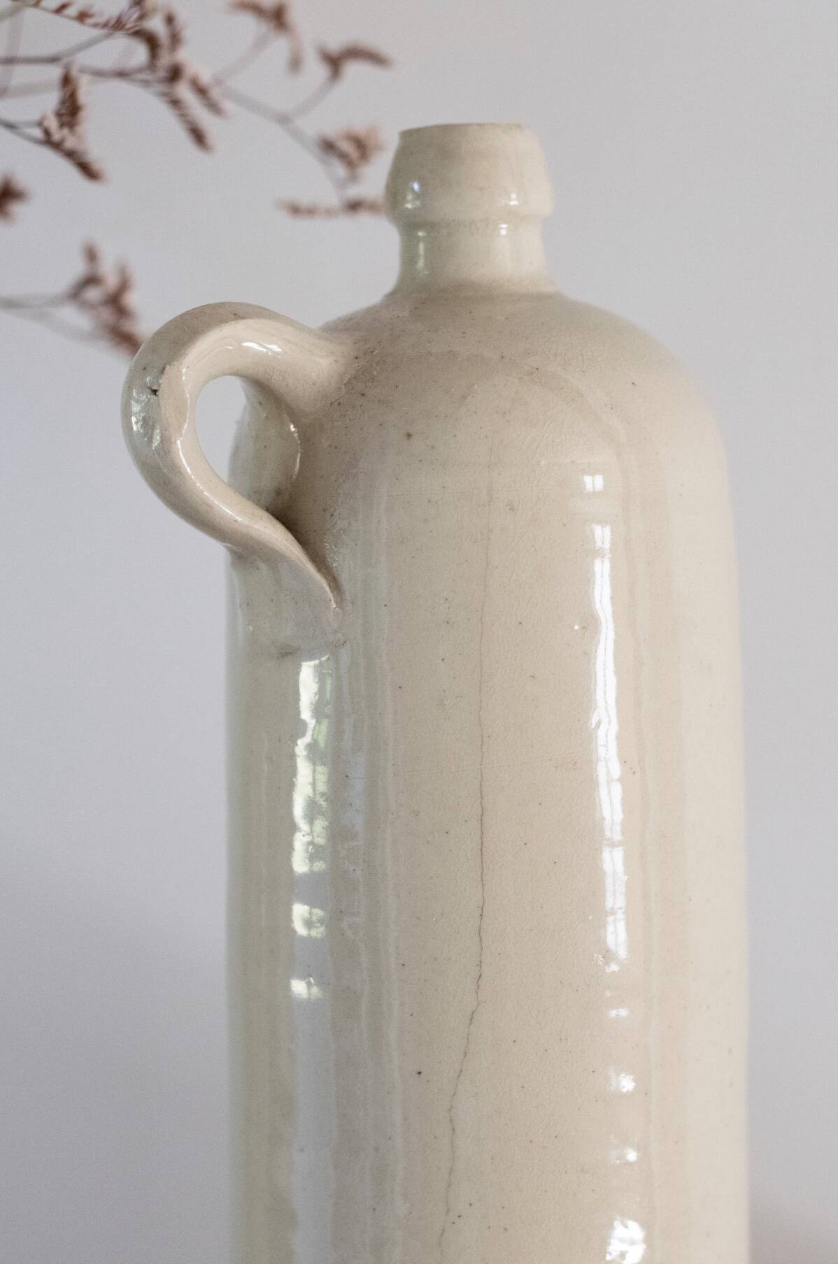 Vintage stoneware bottle Pont des Vernes