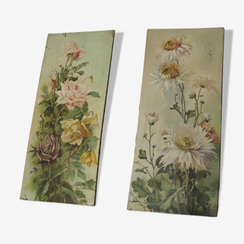 Floral diptych - 69 x 30, 1940