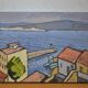 Marseille Corniche Valmer seaside landscape painting HST signed Roche