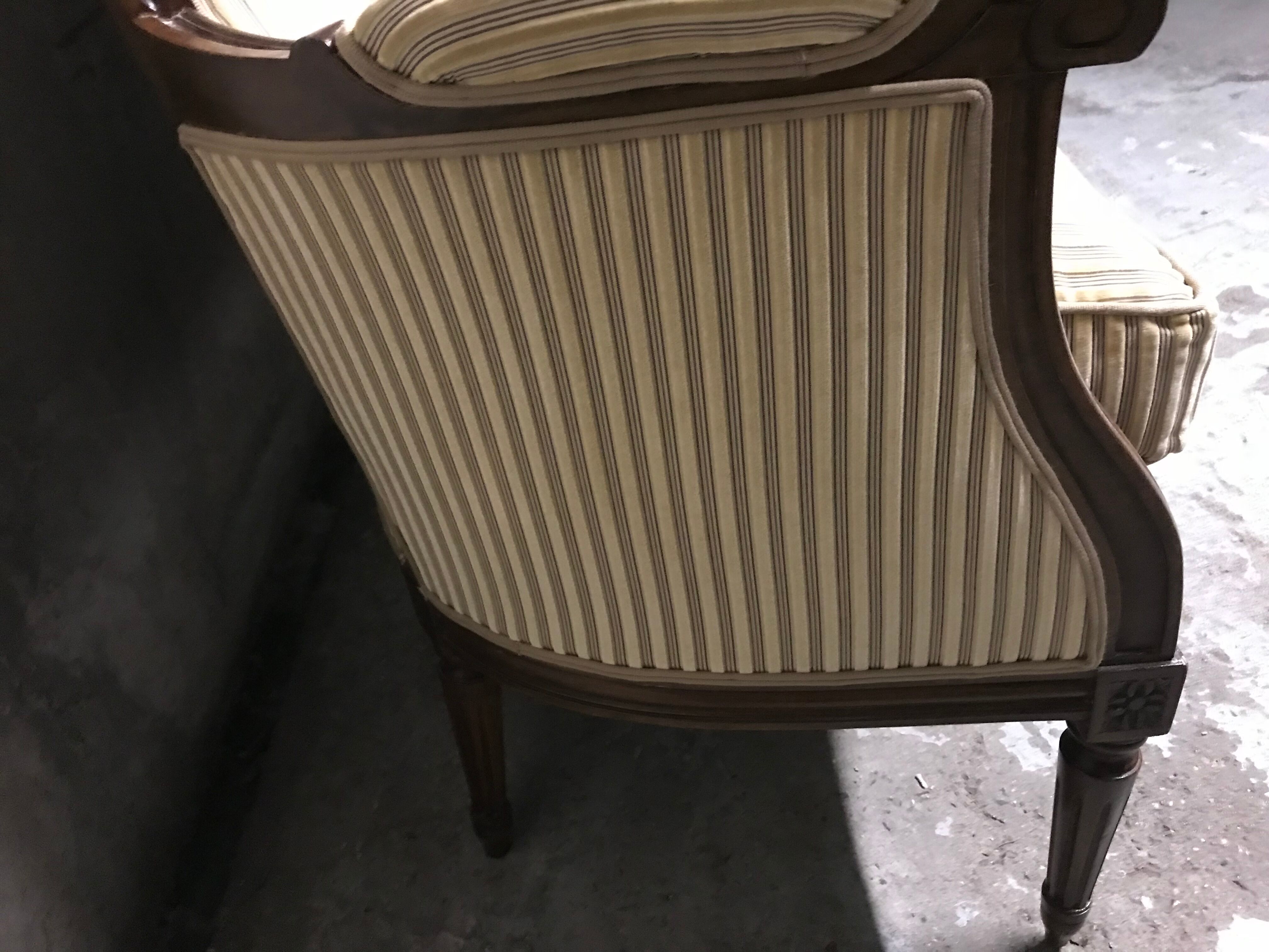 Sofa / seat Louis XVI Velvet