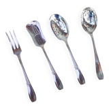 Silverplated serving set