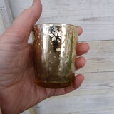 Ancien verre gobelet verre égglomisé mercurisé