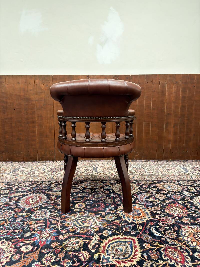 Classic English Chesterfield Chair