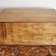 Small storage chest of drawers in oak and brass - 1900s period
