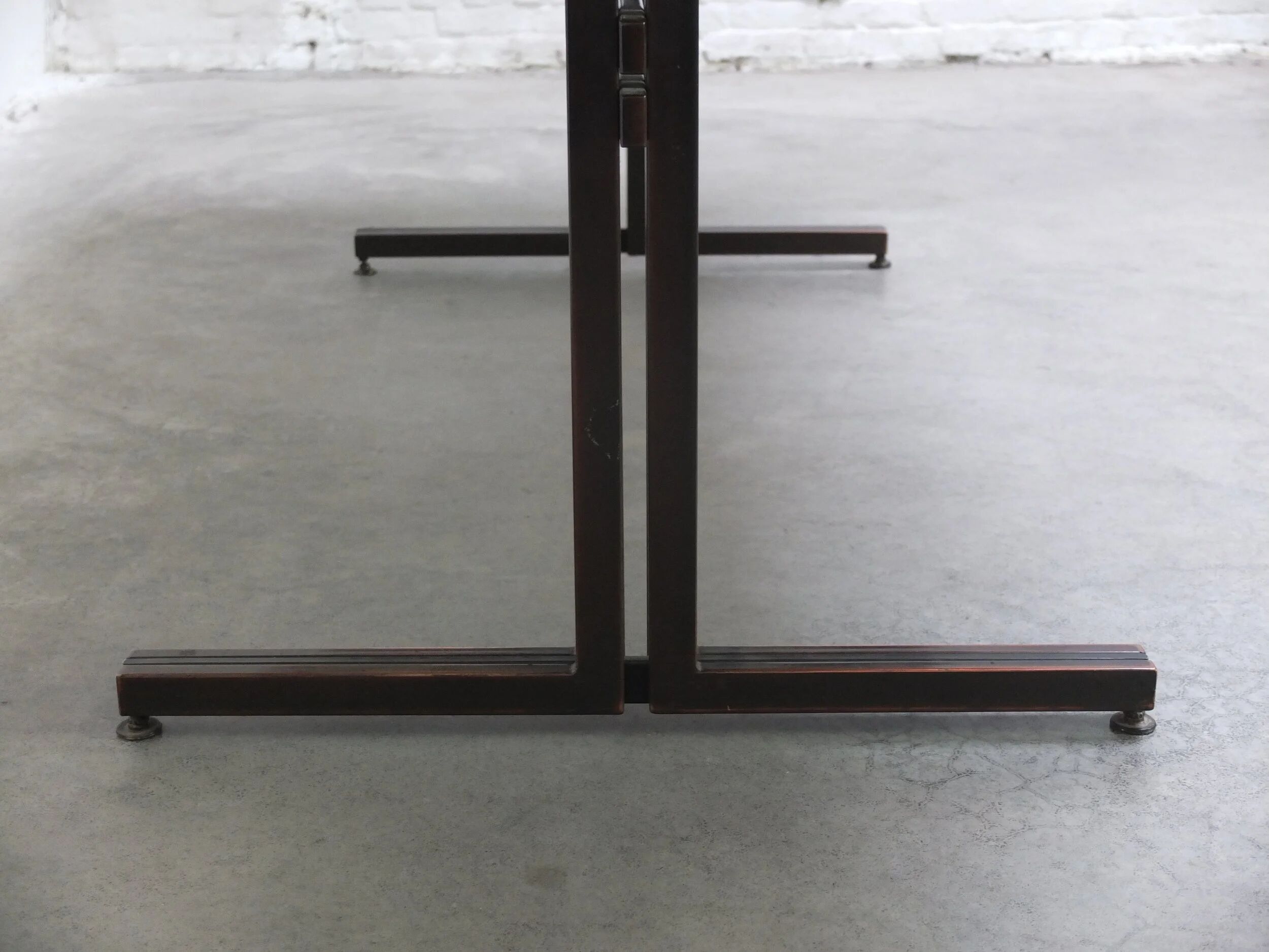 Rare freestanding table desk by Roger De Winter for E.M.Y., 1965