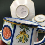 2 coffee cups HB Quimper