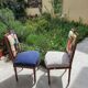 Duo of chairs with the effigy of Frida Kahlo