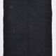 5x7 Dark Navy Blue Solid Turkish Vintage Kilim Rug For Bedroom, 156x223 Cm