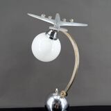Art Deco / Streamline Moderne "Airplane" propeller lamp, circa 1930-1940