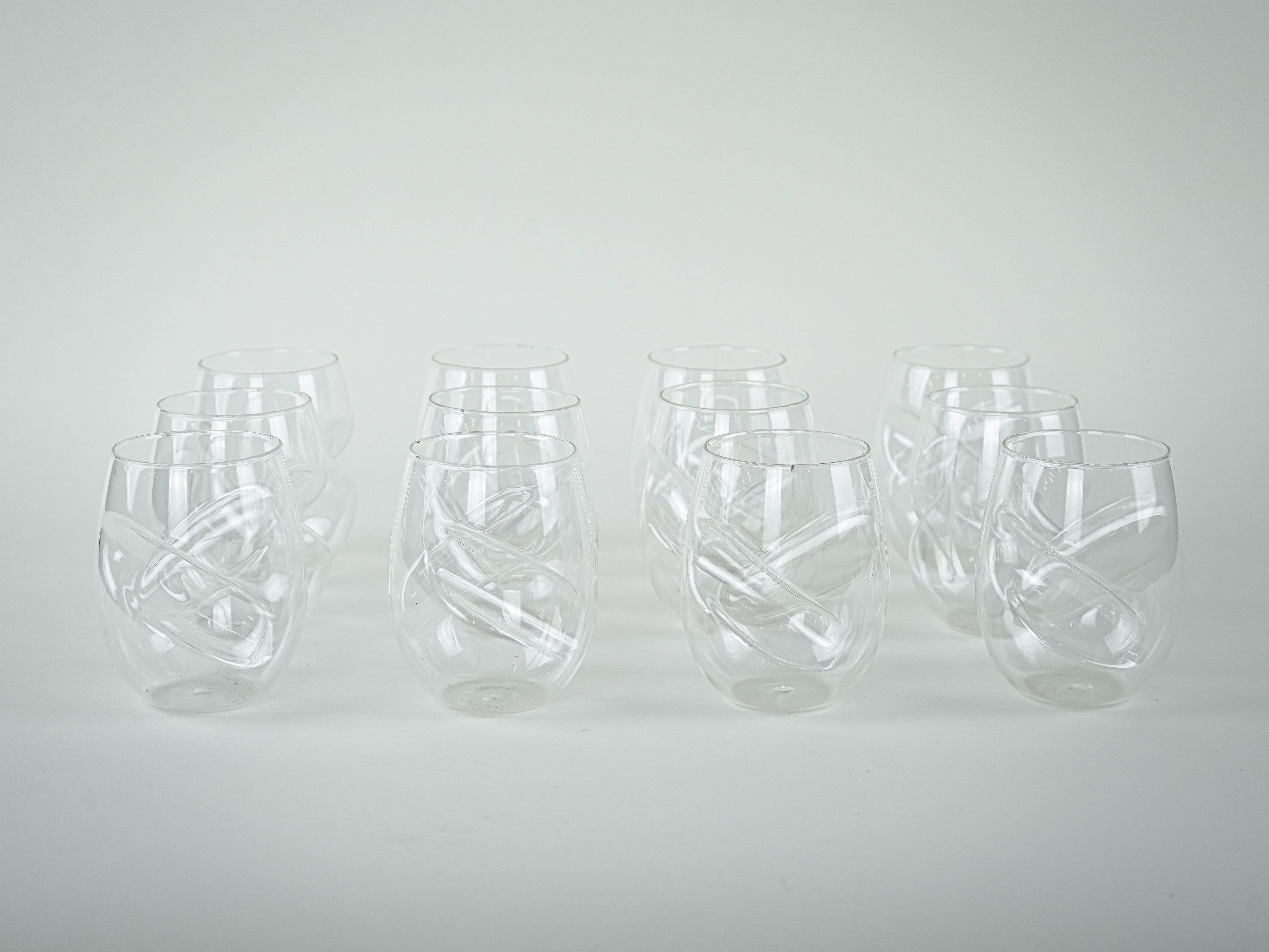 Set of glasses, Danish design, 1970s, made in Denmark
