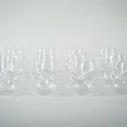 Ensemble de verres, design danois, années 1970, fabriqué au Danemark.