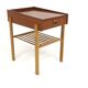 Scandinavian bedside table in teak and oak, Sweden, 1960