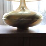 Italian brass and fabric lamp, 1960